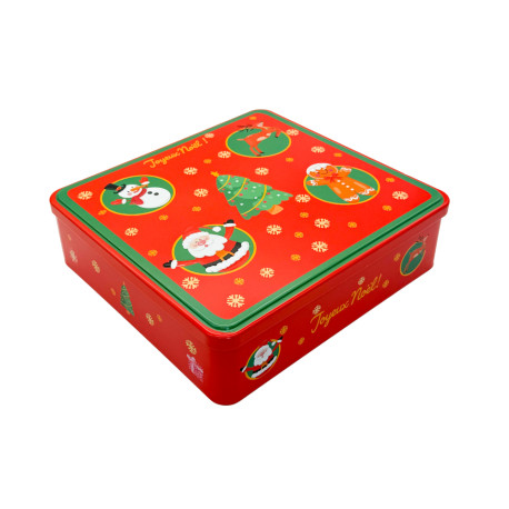 Galettes Nature - Boîte métal Illustration Noël