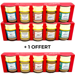 2 lots de 5 rillettes achetés, le 3ème lot offert