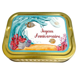 Sardines message "Joyeux anniversaire" 115g