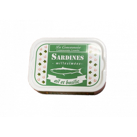 Sardines à l'ail et au basilic